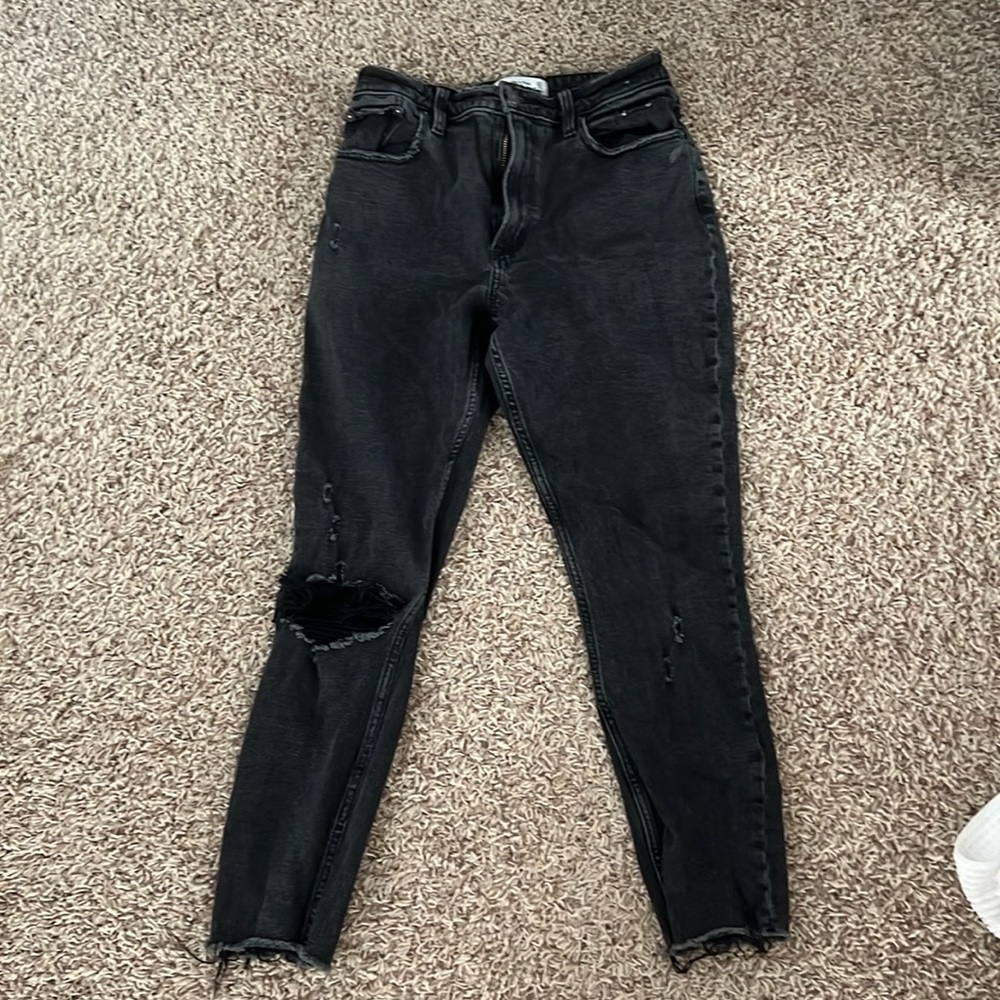 Women’s Abercrombie and Fitch The Skinny High Rise Curve Love Jeans